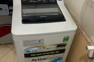 Vệ sinh máy giặt cho khách tại Gò Vấp