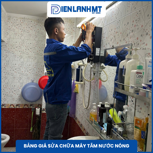 Bảng giá sửa chữa máy tắm nước nóng
