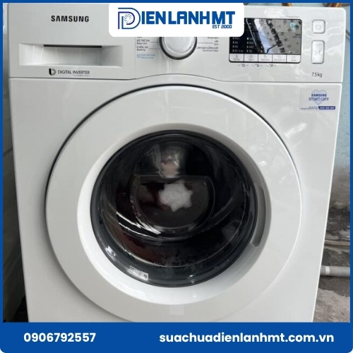 Lỗi AE8 máy giặt Samsung - Nguyên nhân, cách khắc phục