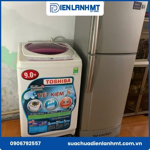 Lỗi E45 máy giặt Sanyo vì sao bị và cách sửa