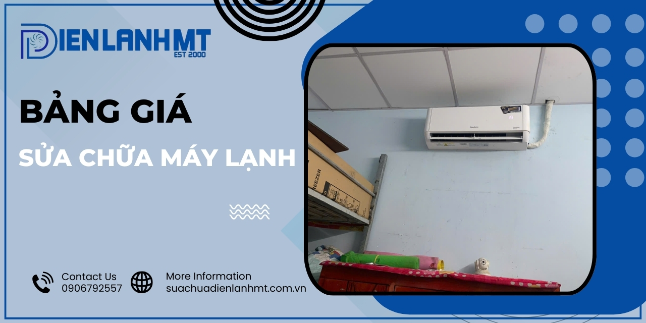 Khu vực phục vụ sửa chữa máy lạnh của Điện Lạnh MT