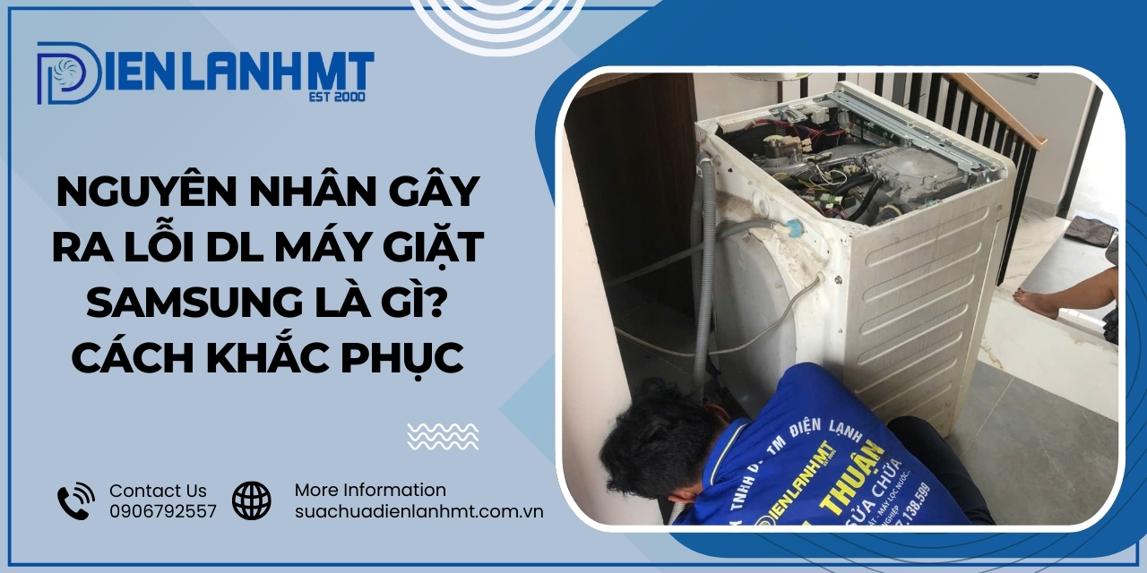 Cách khắc phục lỗi DL máy giặt Samsung