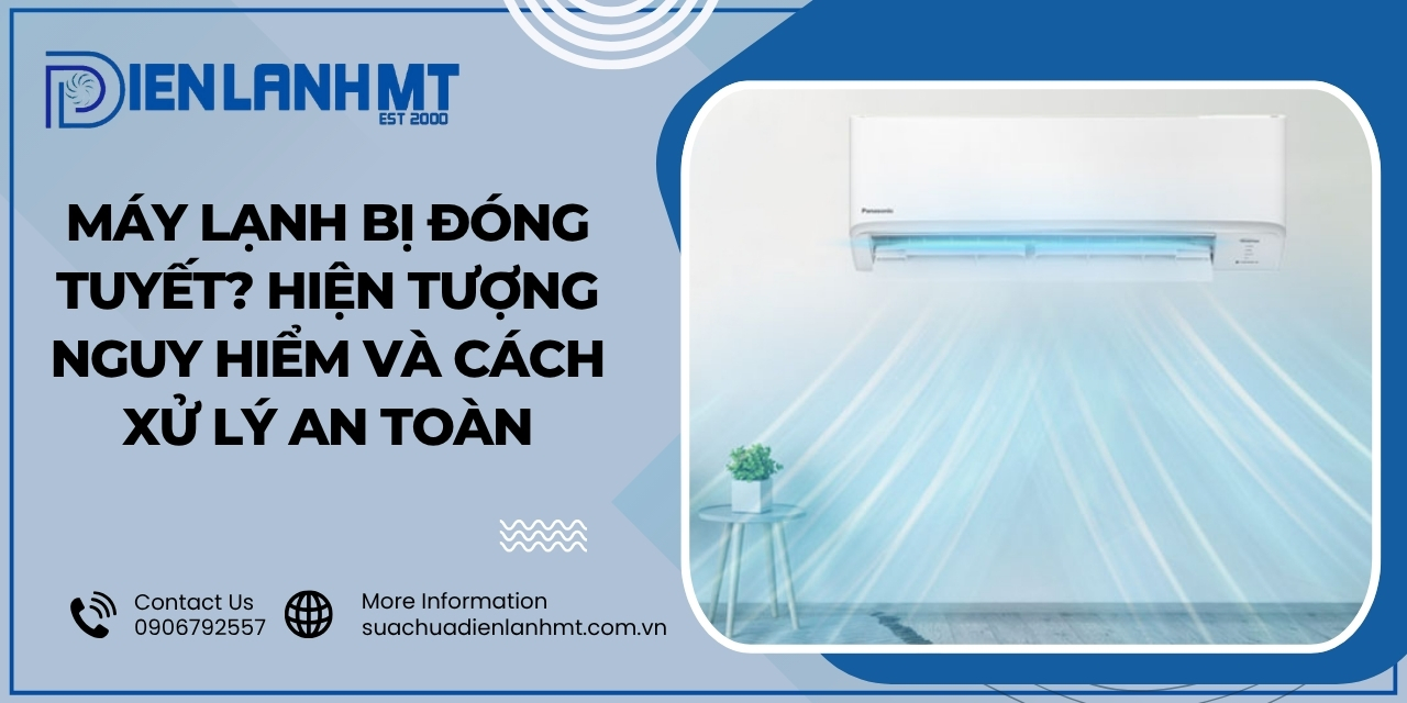 Cách phòng ngừa máy lạnh bị đóng tuyết
