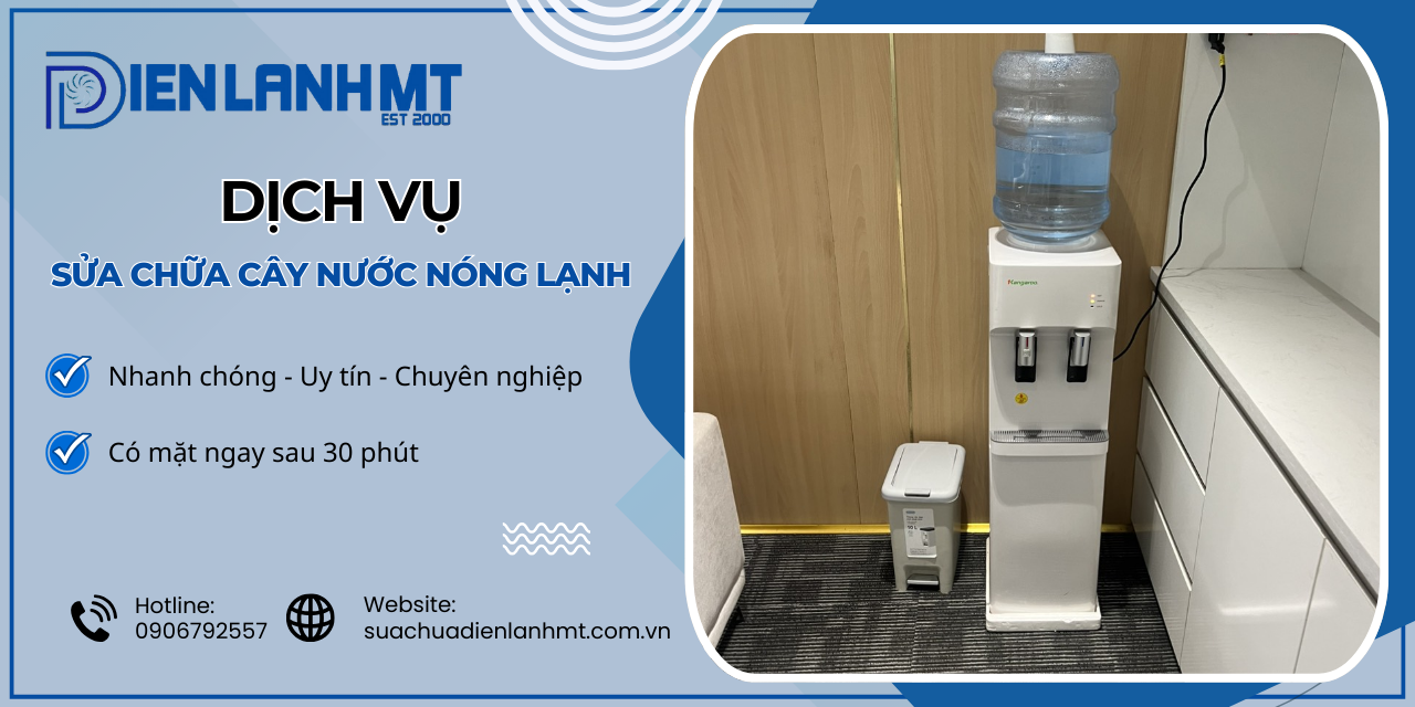 Quy trình sửa chữa cây nước nóng lạnh