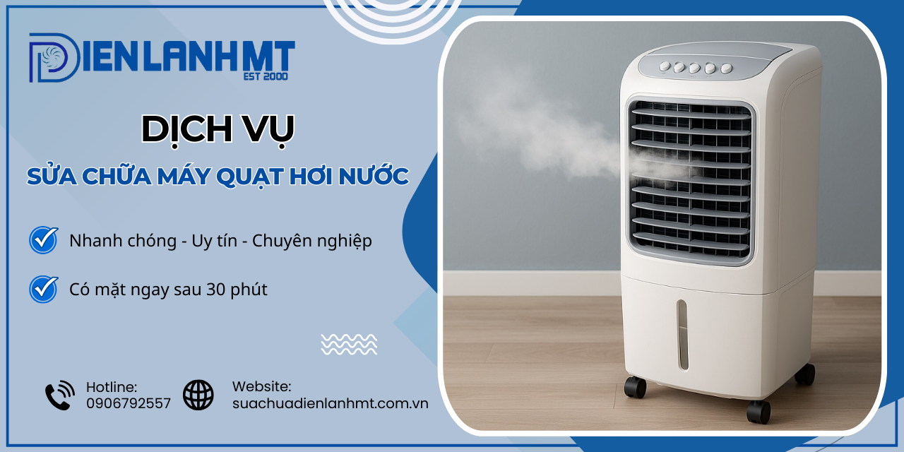 Sửa chữa máy quạt hơi nước tại nhà