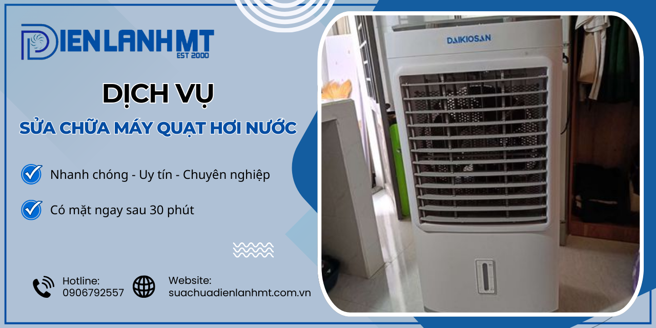 dịch vụ sửa chữa quạt hơi nước  tận nơi