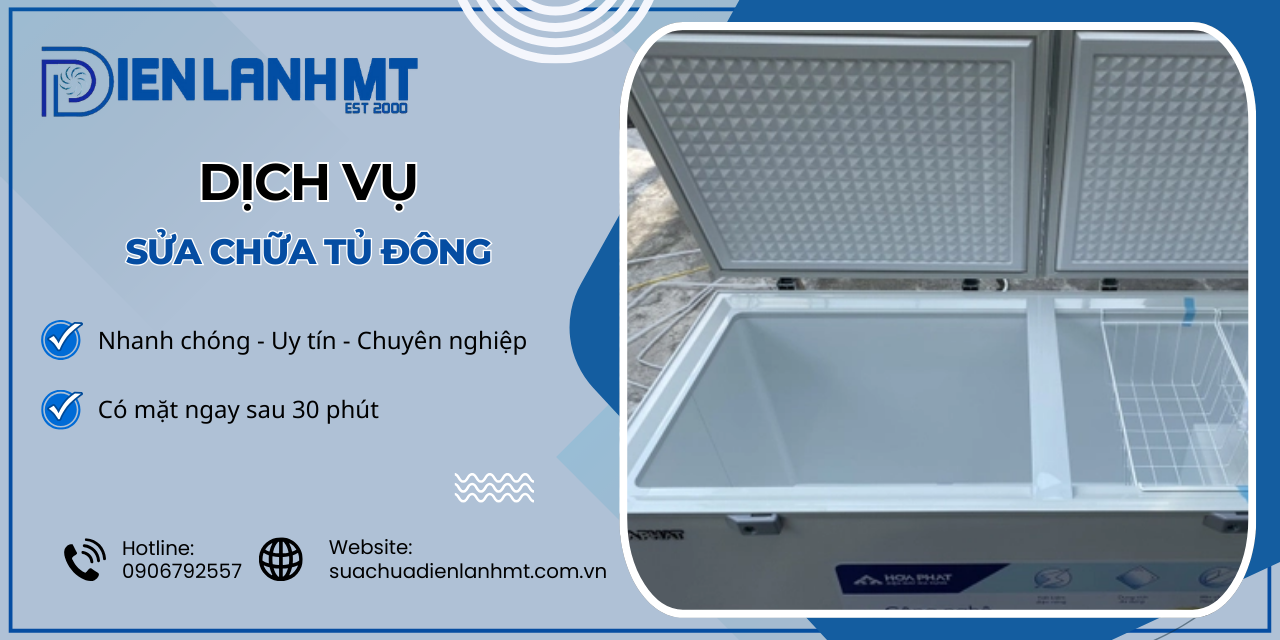 dịch vụ sửa chữa tủ đông của Điện Lạnh MT