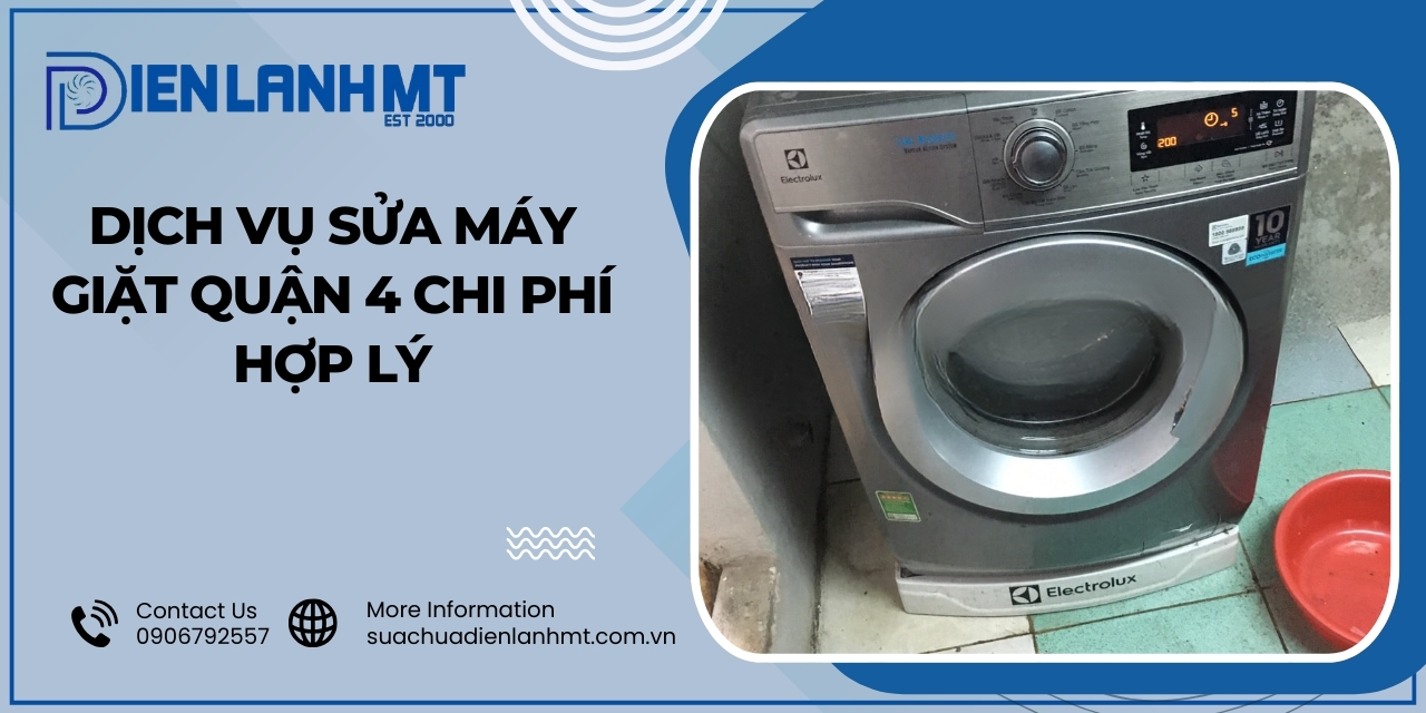 Các lỗi thường gặp cần được sửa máy giặt quận 4