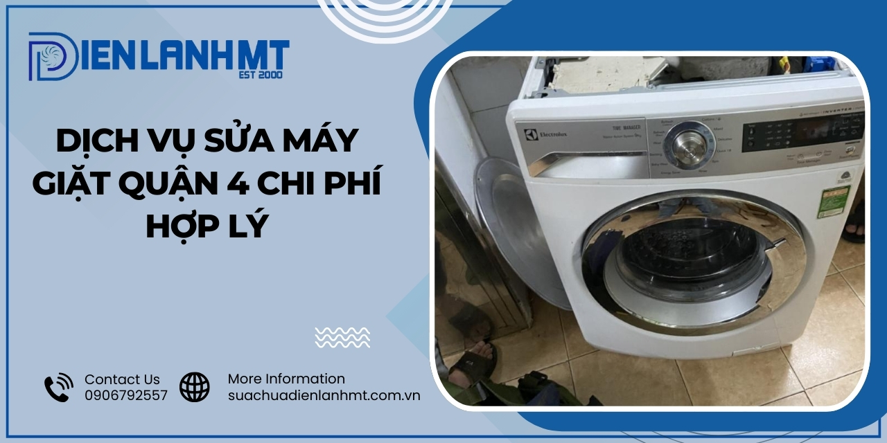 Nguyên nhân gây lỗi cần được sửa máy giặt quận 4