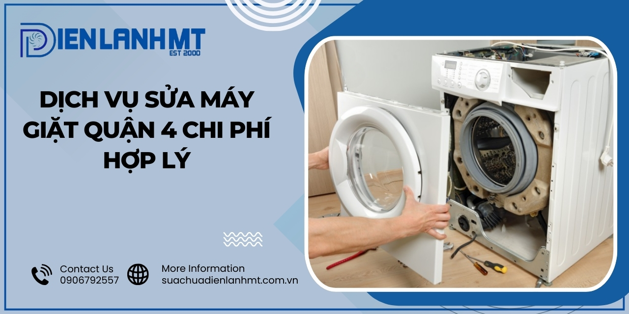Bảng giá dịch vụ sửa máy giặt quận 4 của Điện Lạnh MT