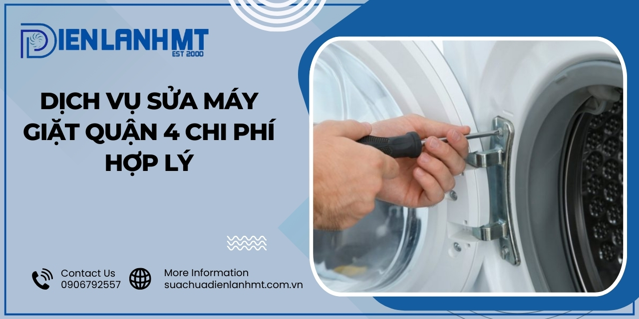 Liên hệ Điện Lạnh MT khi máy giặt tại quận 4 có dấu hiệu bất thường