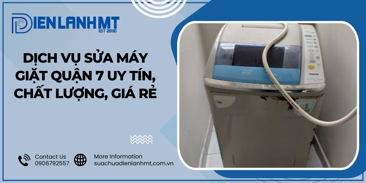 Các lỗi thường gặp cần được sửa máy giặt quận 7