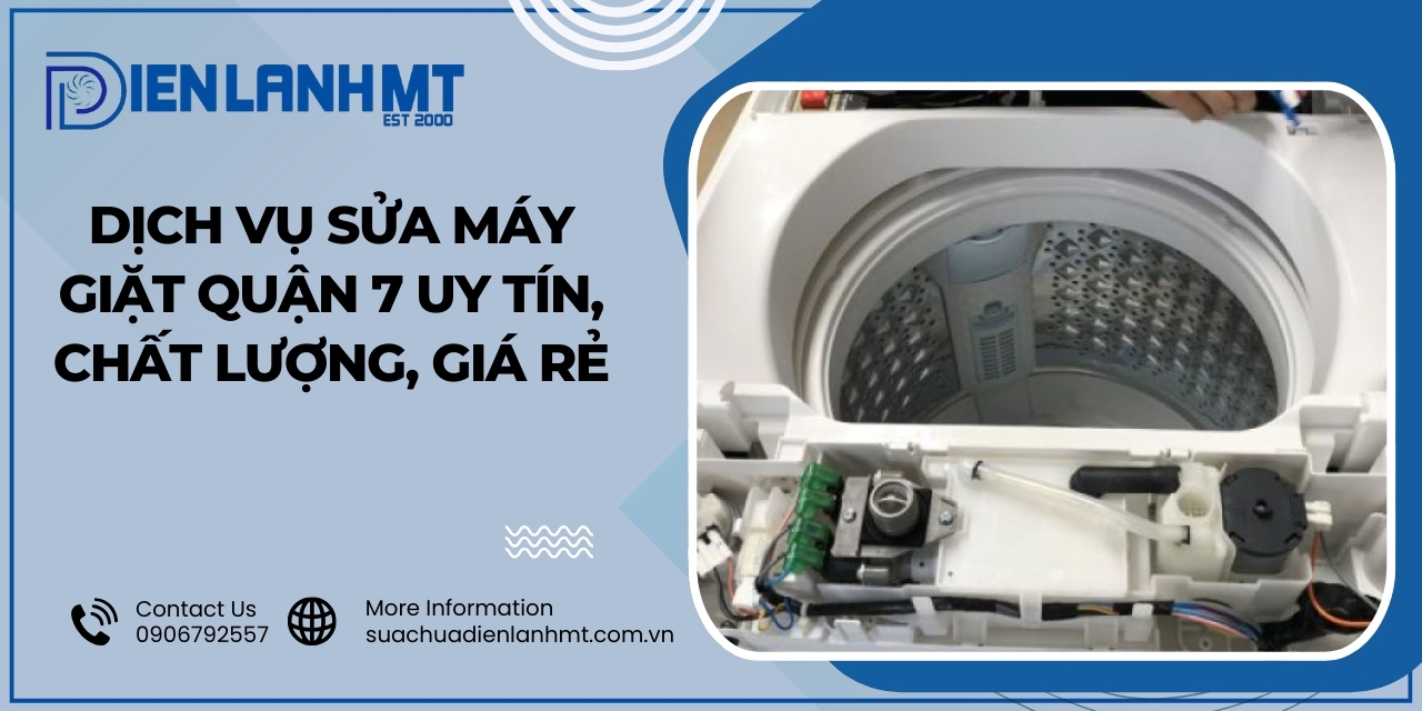 Bảng giá dịch vụ sửa máy giặt quận 7 tại Điện Lạnh MT