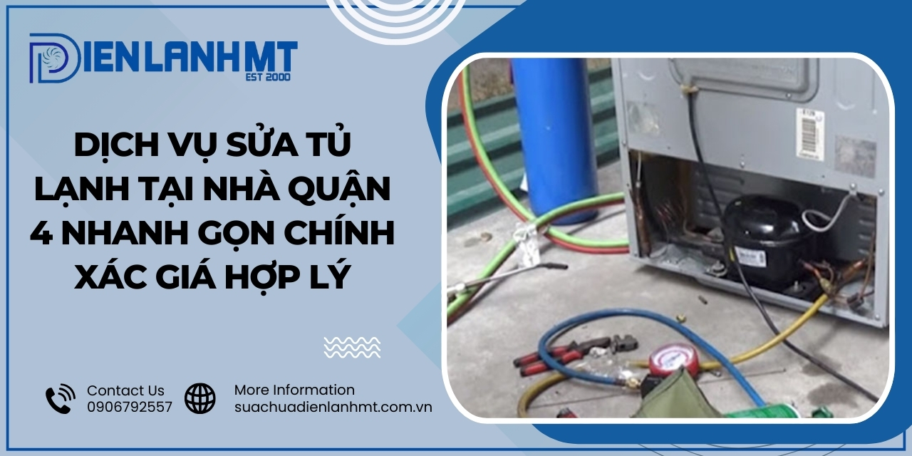 Các lỗi tủ lạnh thường gặp cần được sửa chữa tại quận 4