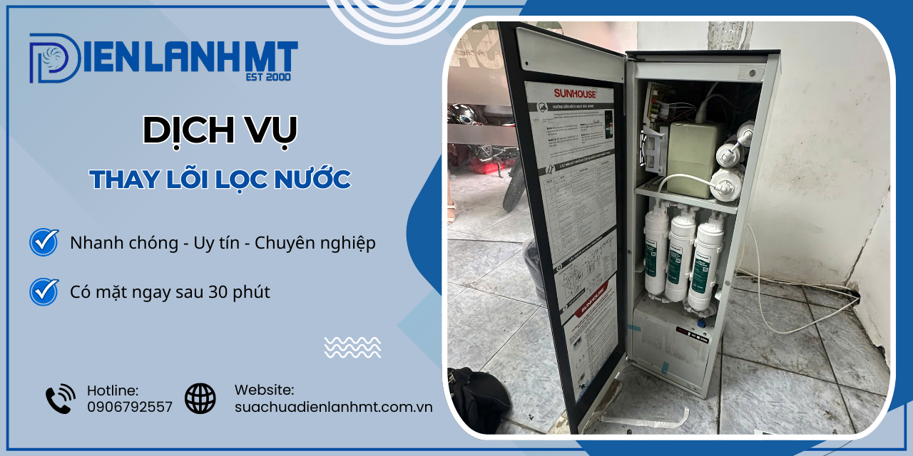 Lợi ích của việc sử dụng dịch vụ thay lõi lọc nước