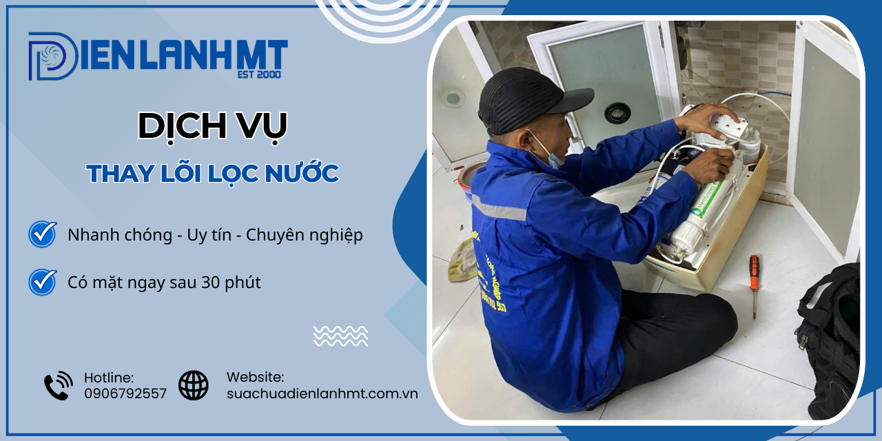 Ưu điểm khi sử dụng dịch vụ thay lõi lọc nước tại Điện Lạnh MT
