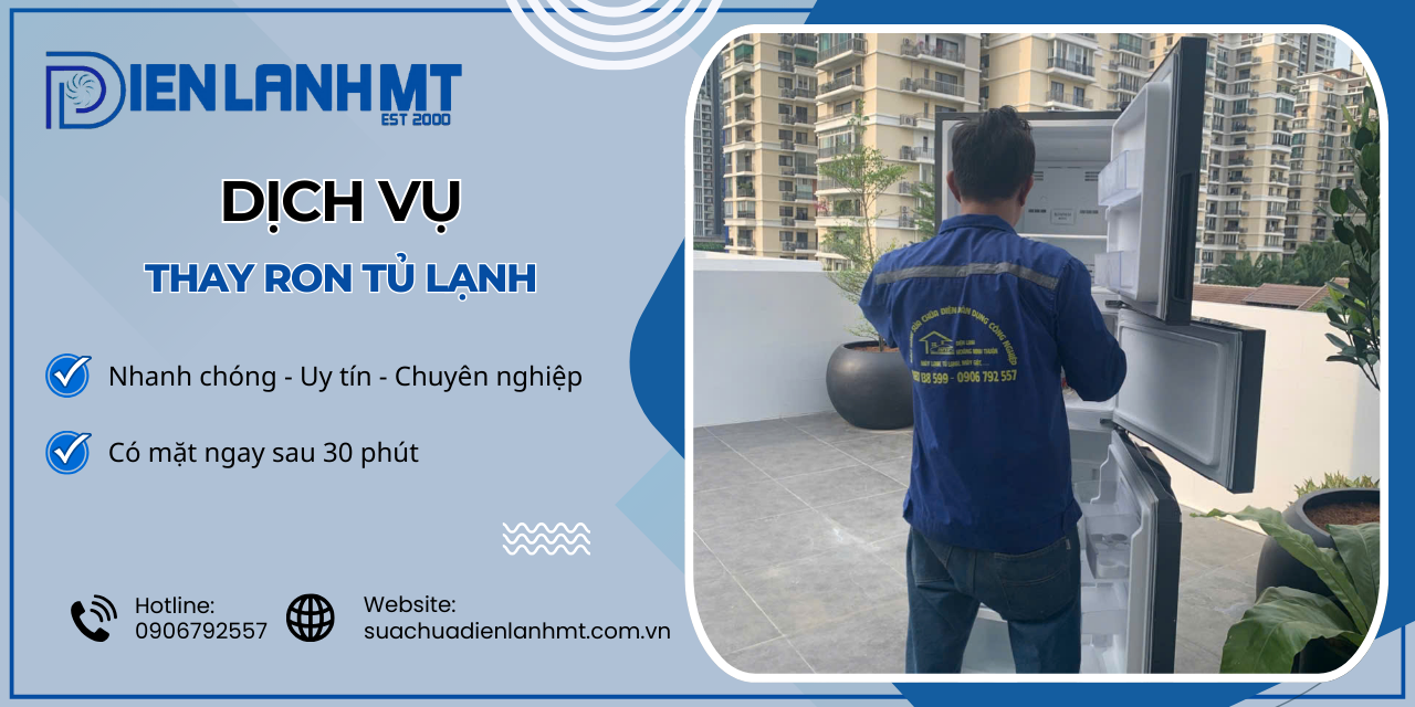 Ưu điểm khi sử dụng dịch vụ thay ron tủ lạnh tại Điện Lạnh MT