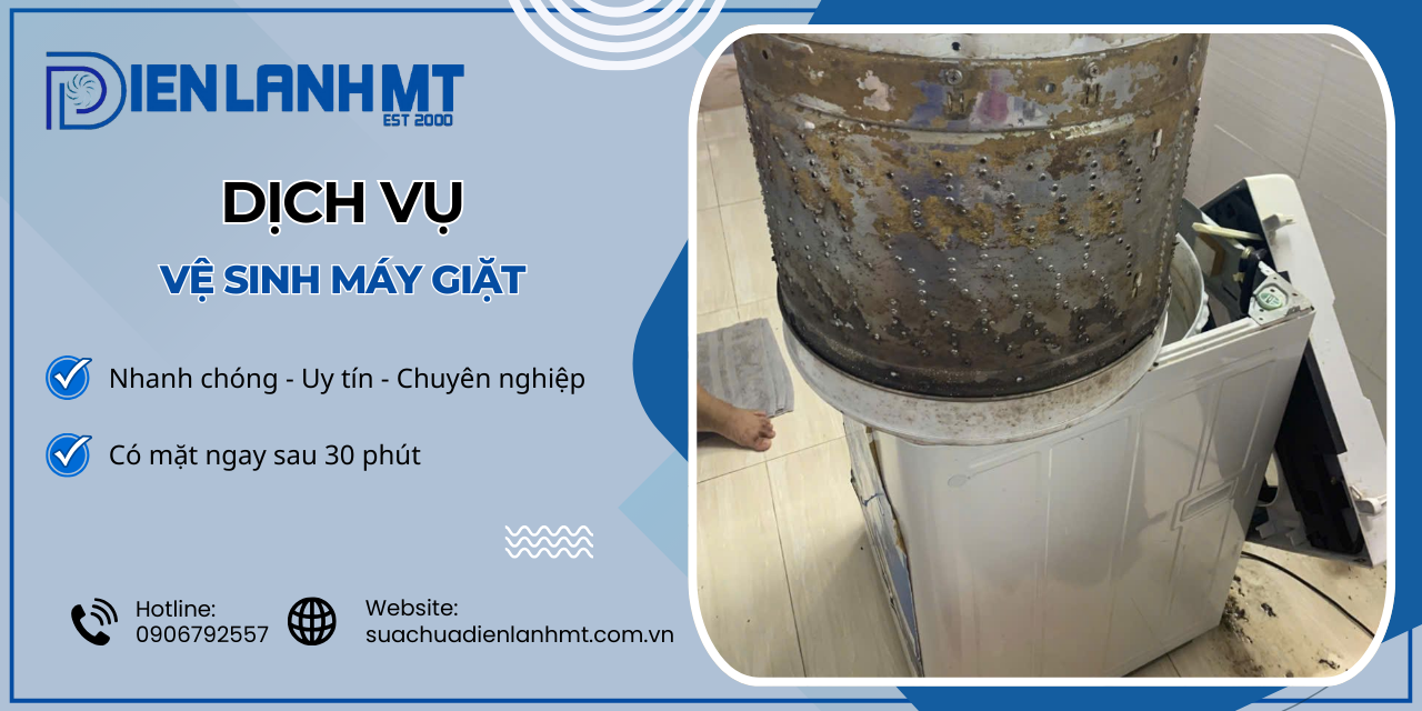 Dấu hiệu cho thấy máy giặt cần được vệ sinh ngay