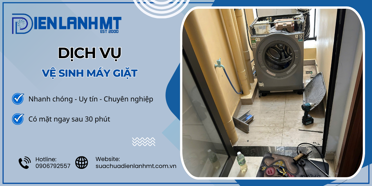 Liên hệ đặt lịch vệ sinh máy giặt tại Điện Lạnh MT