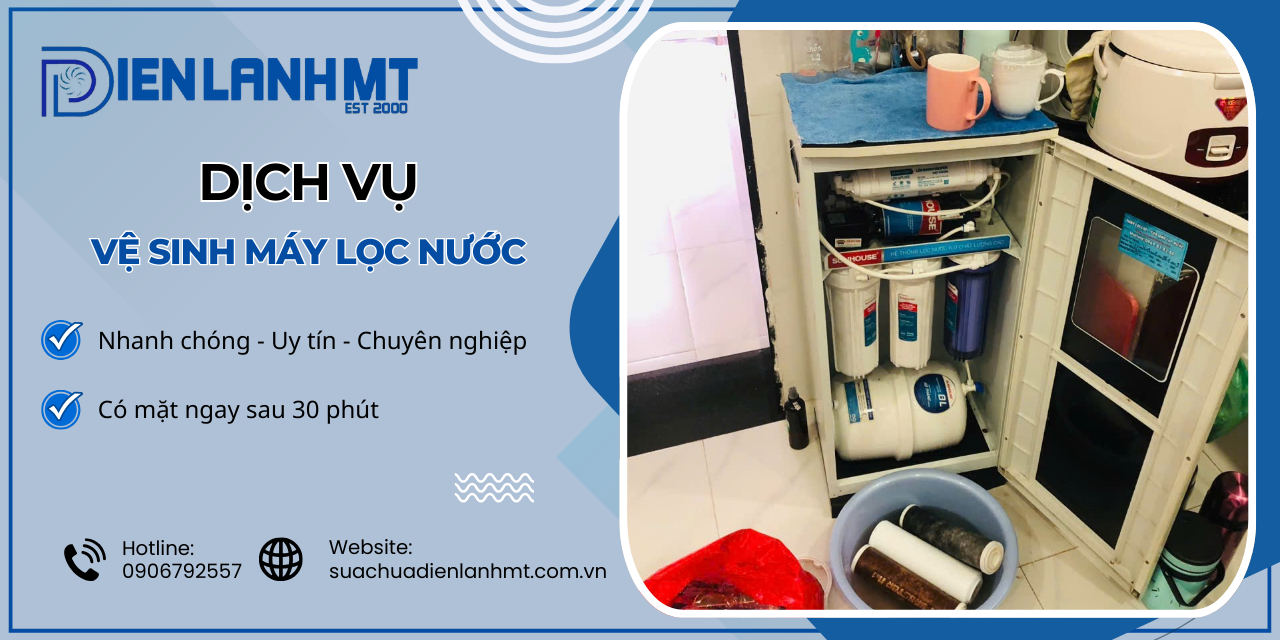 Các loại máy lọc nước mà Điện Lạnh MT nhận vệ sinh