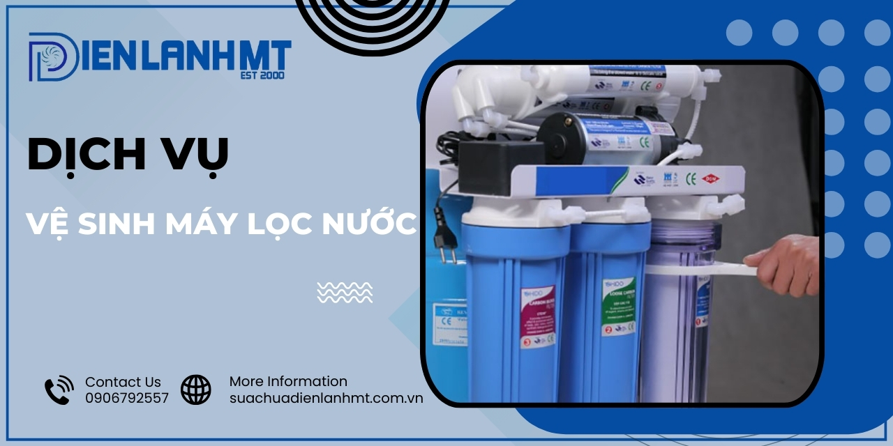 Khu vực phục vụ vệ sinh máy lọc nước của Điện Lạnh MT