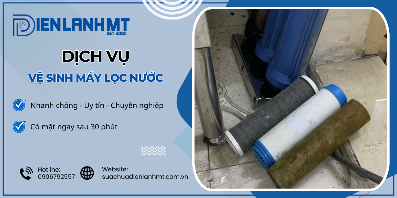 Khu vực phục vụ vệ sinh máy lọc nước của Điện Lạnh MT
