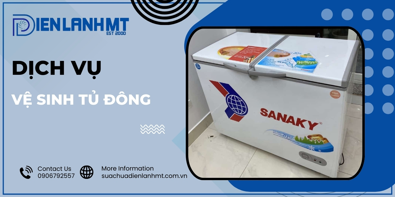 Các loại tủ đông mà Điện Lạnh MT nhận vệ sinh