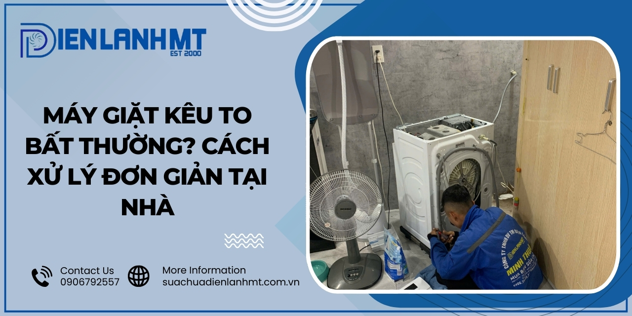 Một số mẹo để giảm tiếng ồn cho máy giặt