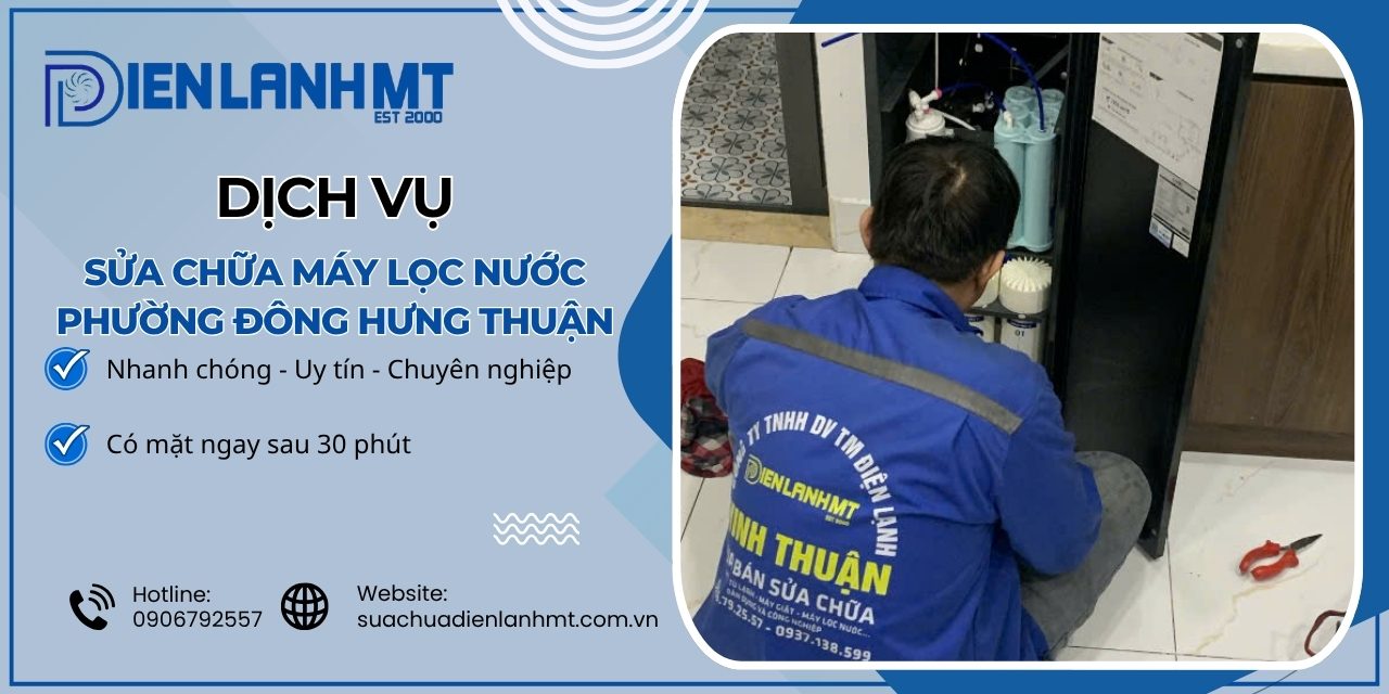 Khi nào thì cần gọi thợ sửa chữa máy lọc nước Phường Đông Hưng Thuận
