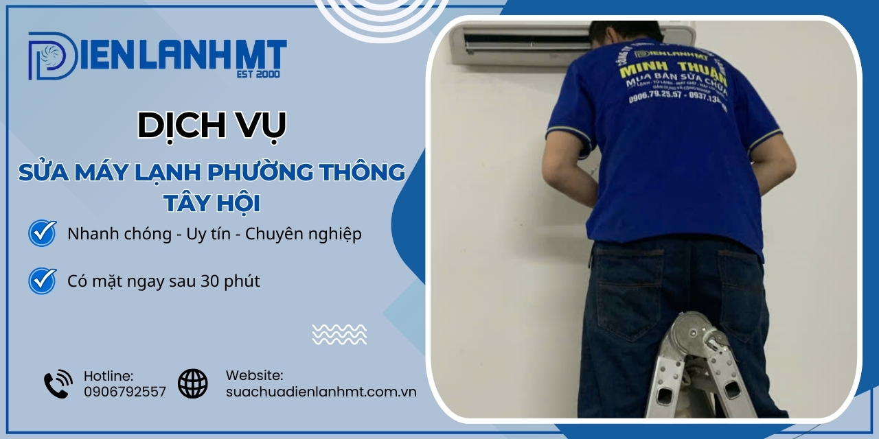 Khi nào thì cần gọi thợ sửa máy lạnh Phường Thông Tây Hội?