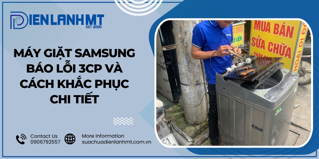 Lỗi 3CP do dây cáp hoặc kết nối không đúng cách