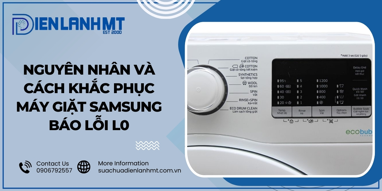 Lỗi L0 máy giặt Samsung là gì?