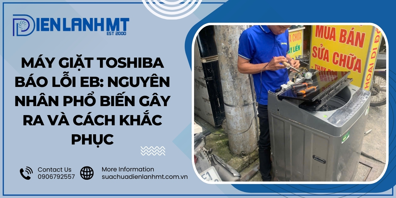 Lưu ý khi sửa lỗi EB máy giặt Toshiba
