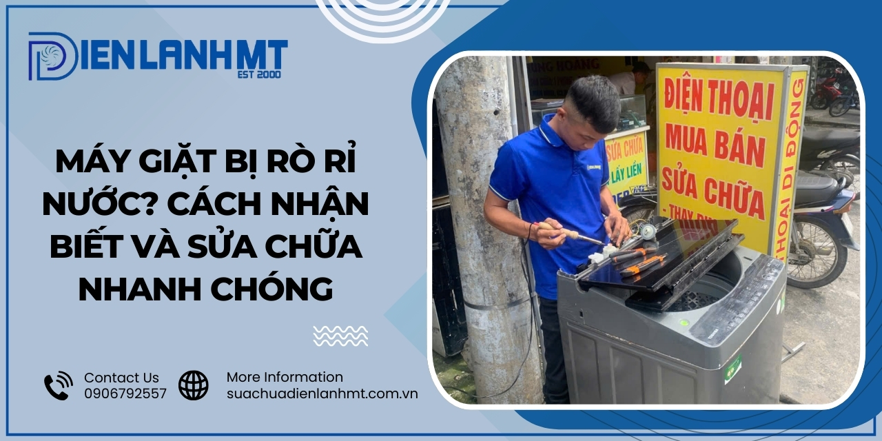 Các biện pháp phòng ngừa rò rỉ nước ở máy giặt