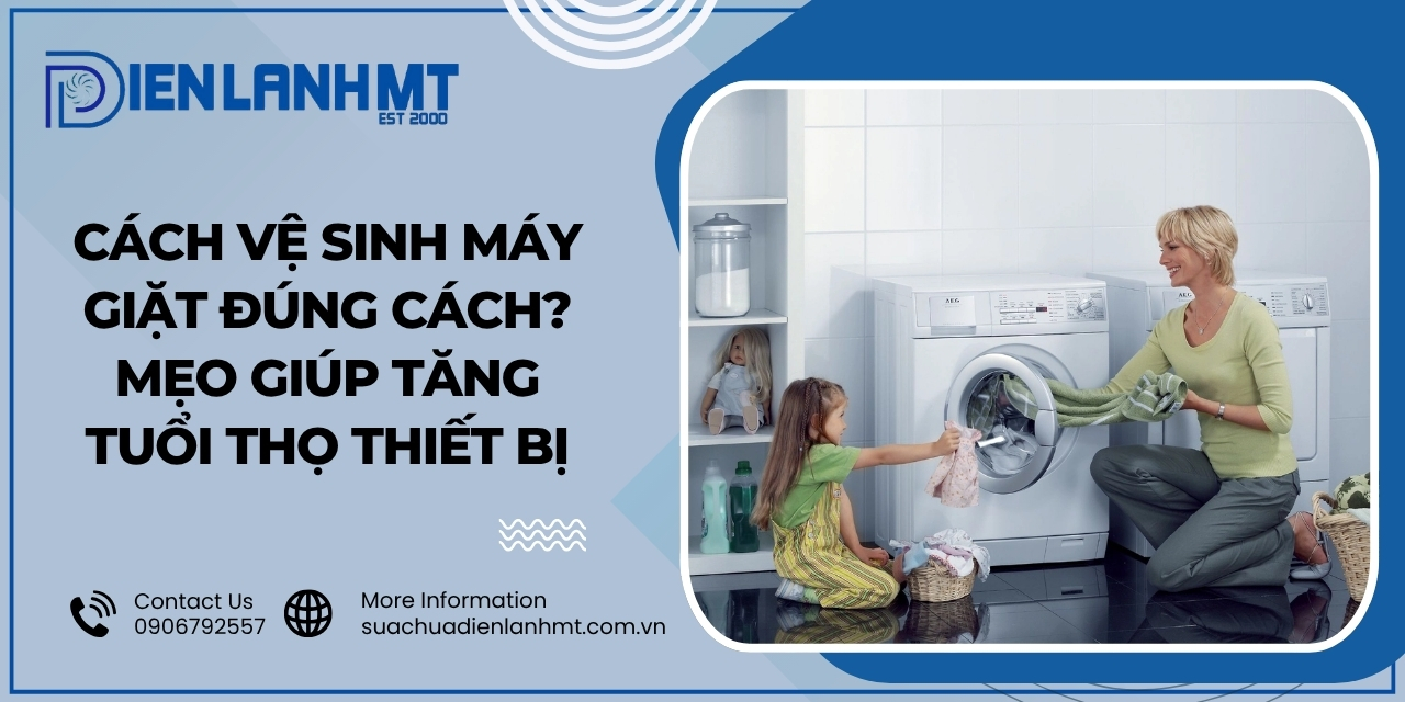 Mẹo bảo trì giúp kéo dài tuổi thọ máy giặt