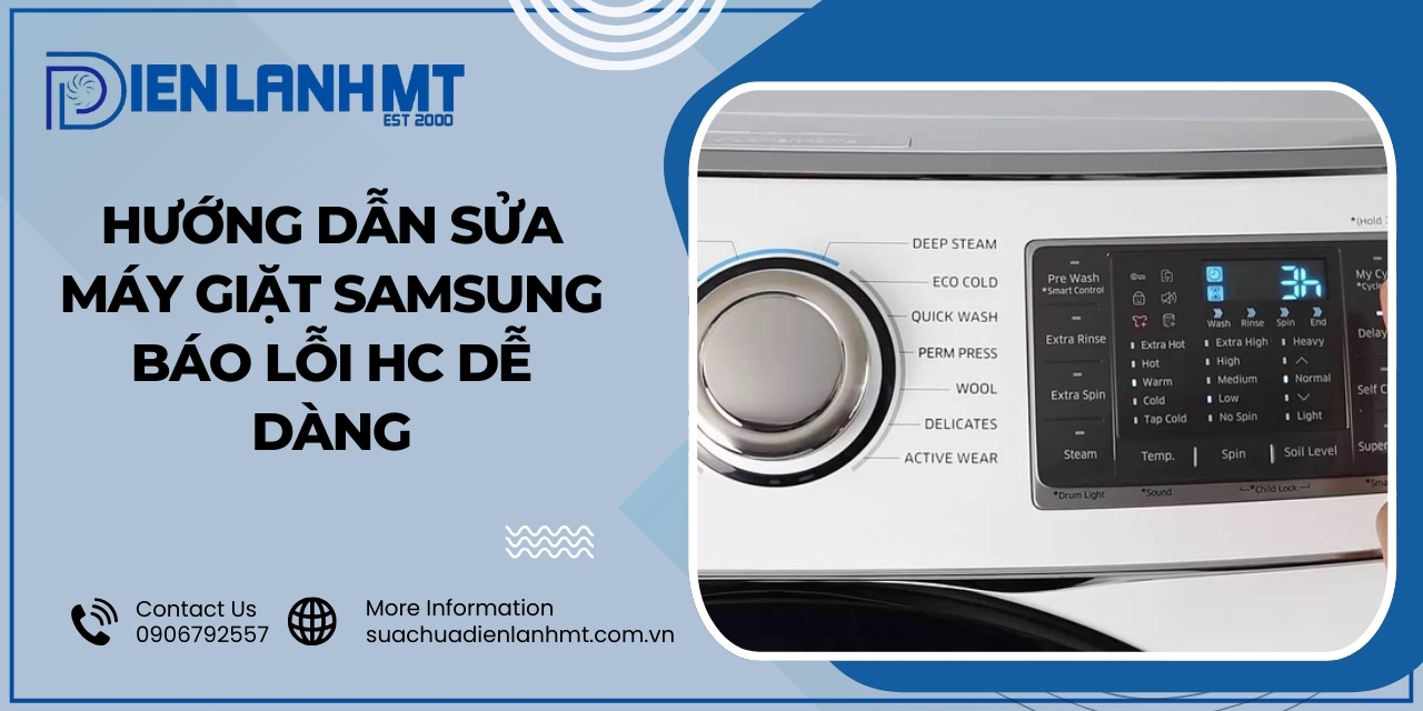 Một số lưu ý quan trọng khi sửa lỗi HC ở máy giặt Samsung