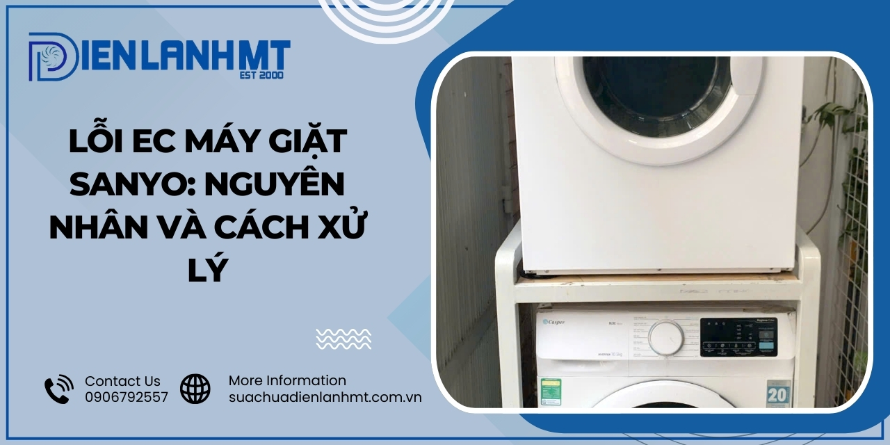 Những lưu ý cần biết khi tự sửa lỗi EC máy giặt Sanyo tại nhà