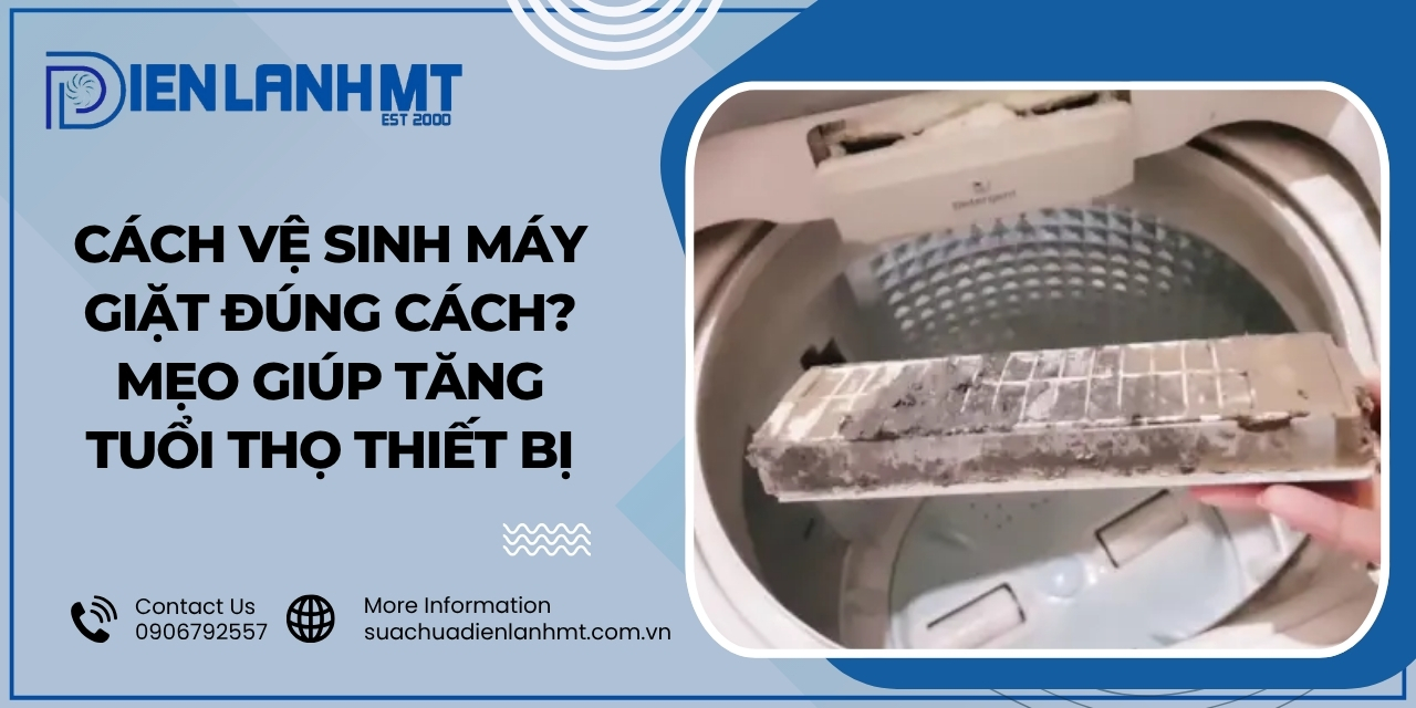 Những sai lầm thường gặp khi vệ sinh máy giặt