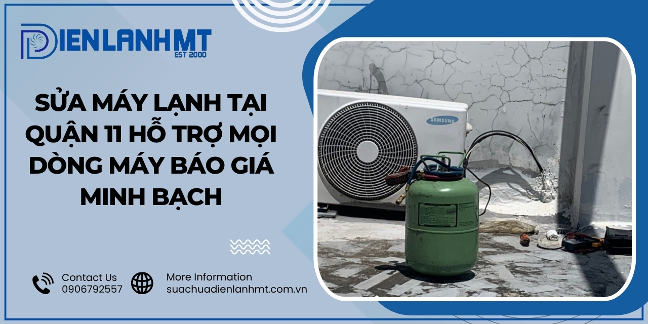 Quy trình sửa chữa máy lạnh quận 11 tại Điện Lạnh MT