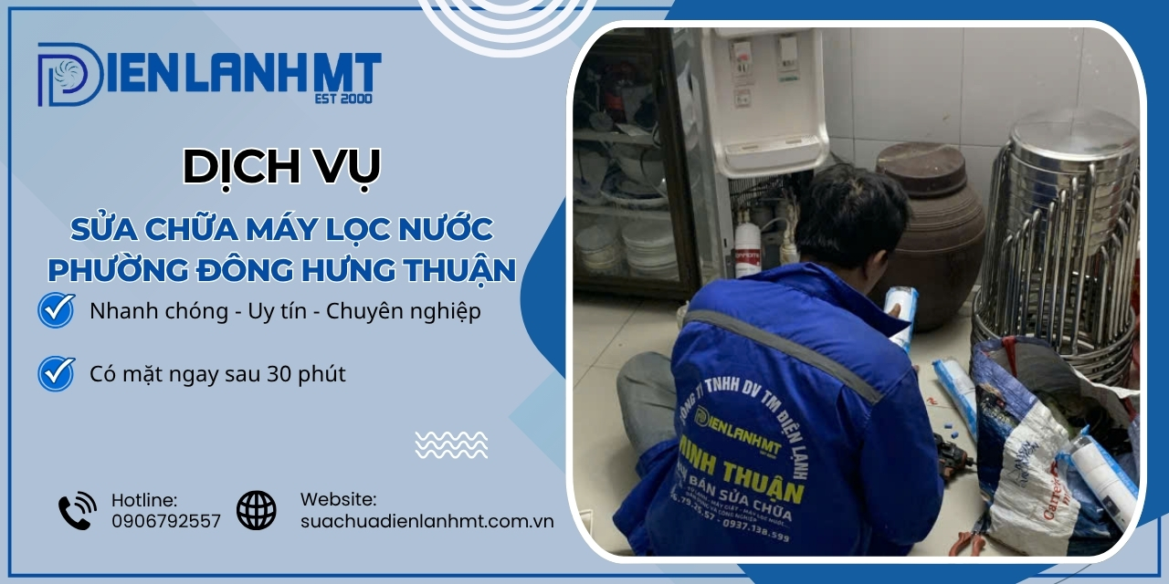 Quy trình sửa chữa máy lọc nước Phường Đông Hưng Thuận