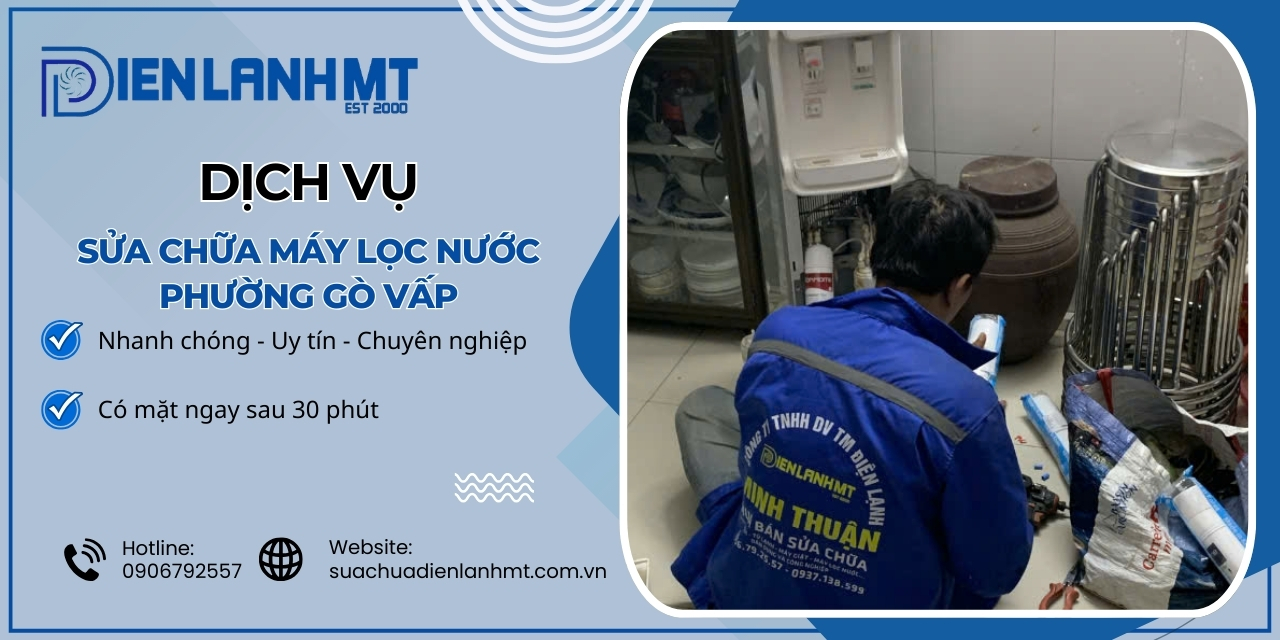 Quy trình sửa chữa máy lọc nước Phường Gò Vấp