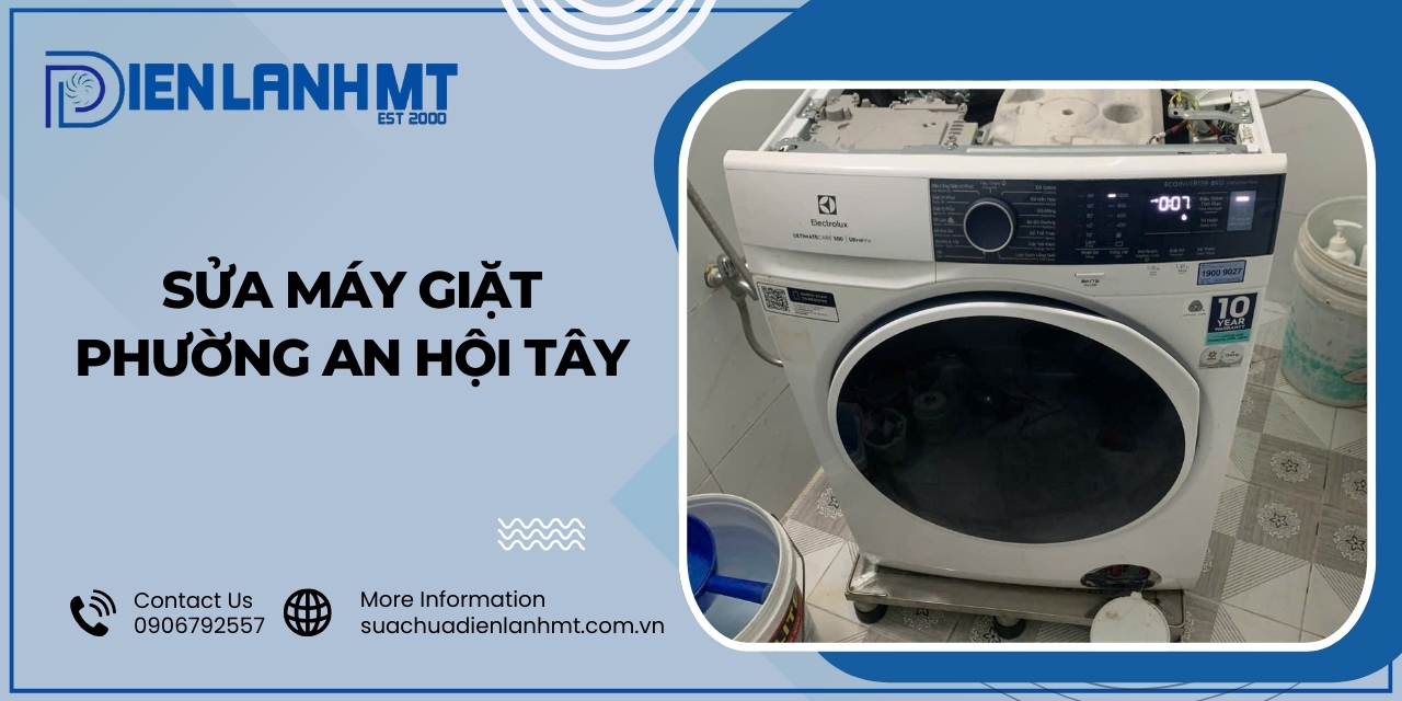Quy trình sửa máy giặt Phường An Hội Tây