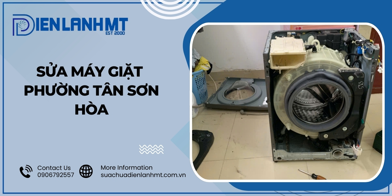 Quy trình sửa máy giặt Phường Tân Sơn Hòa
