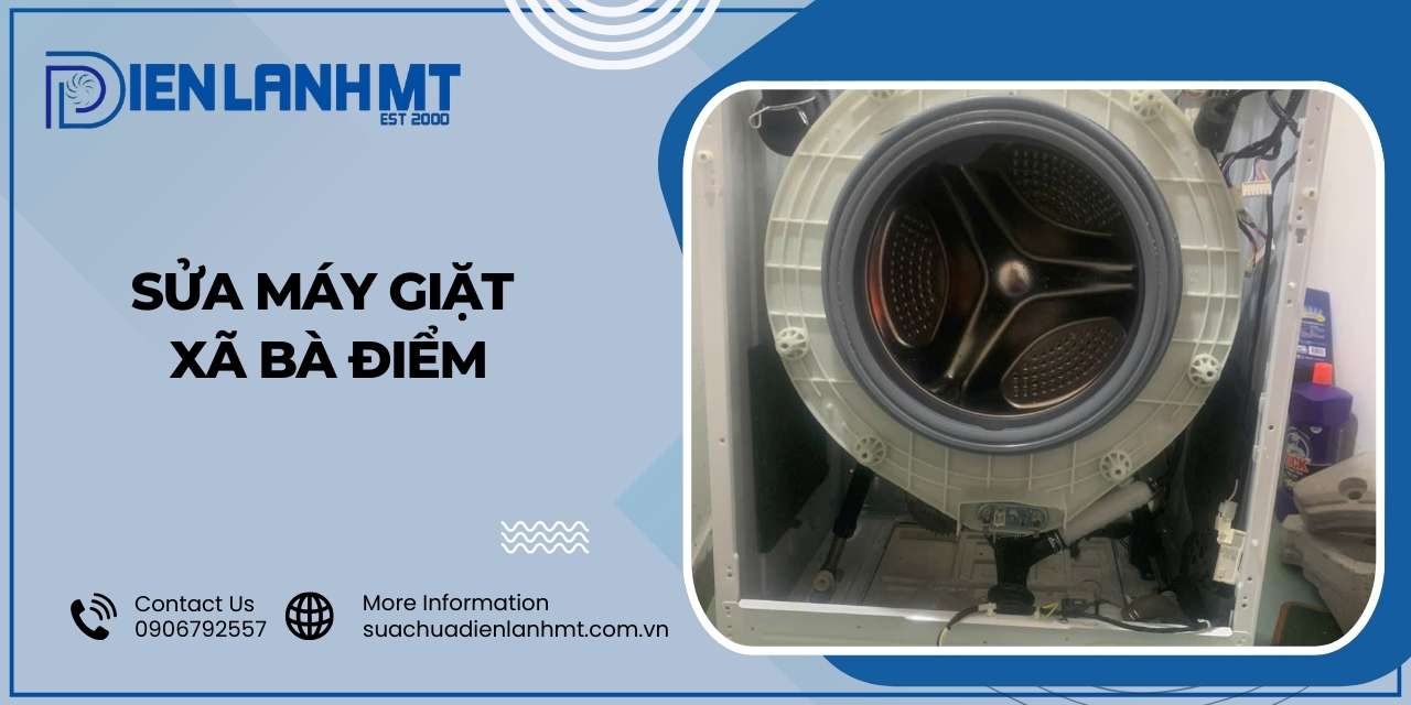 Quy trình sửa máy giặt Xã Bà Điểm