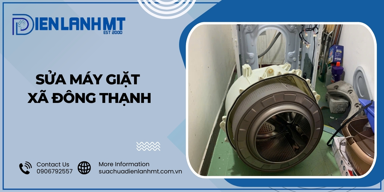 Quy trình sửa máy giặt Xã Đông Thạnh