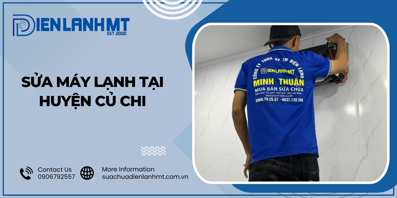 Quy trình sửa máy lạnh Củ Chi chuyên nghiệp tại Điện Lạnh MT