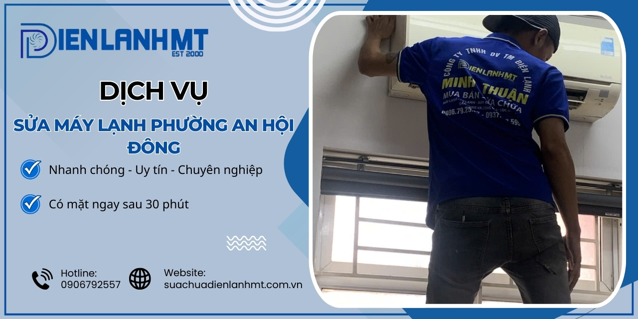 Quy trình sửa máy lạnh Phường An Hội Đông