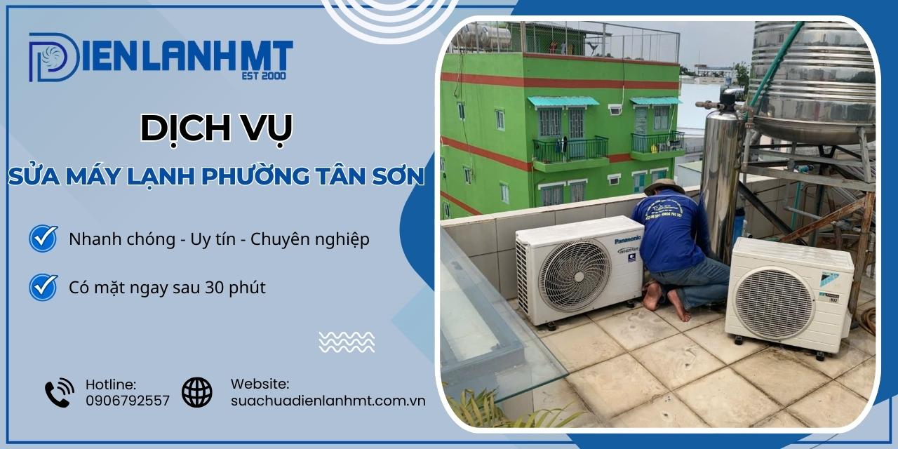 Quy trình sửa máy lạnh Phường Tân Sơn
