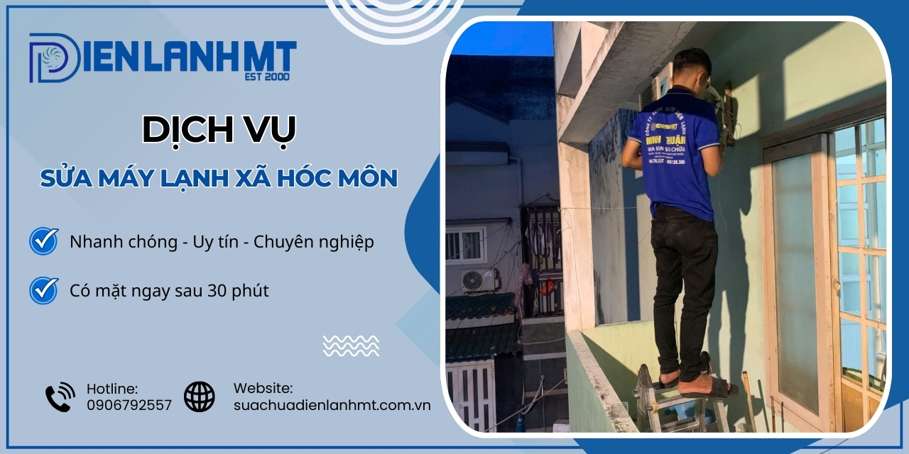 Quy trình sửa máy lạnh Xã Hóc Môn