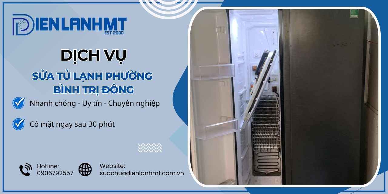 Quy trình sửa tủ lạnh Phường Bình Trị Đông